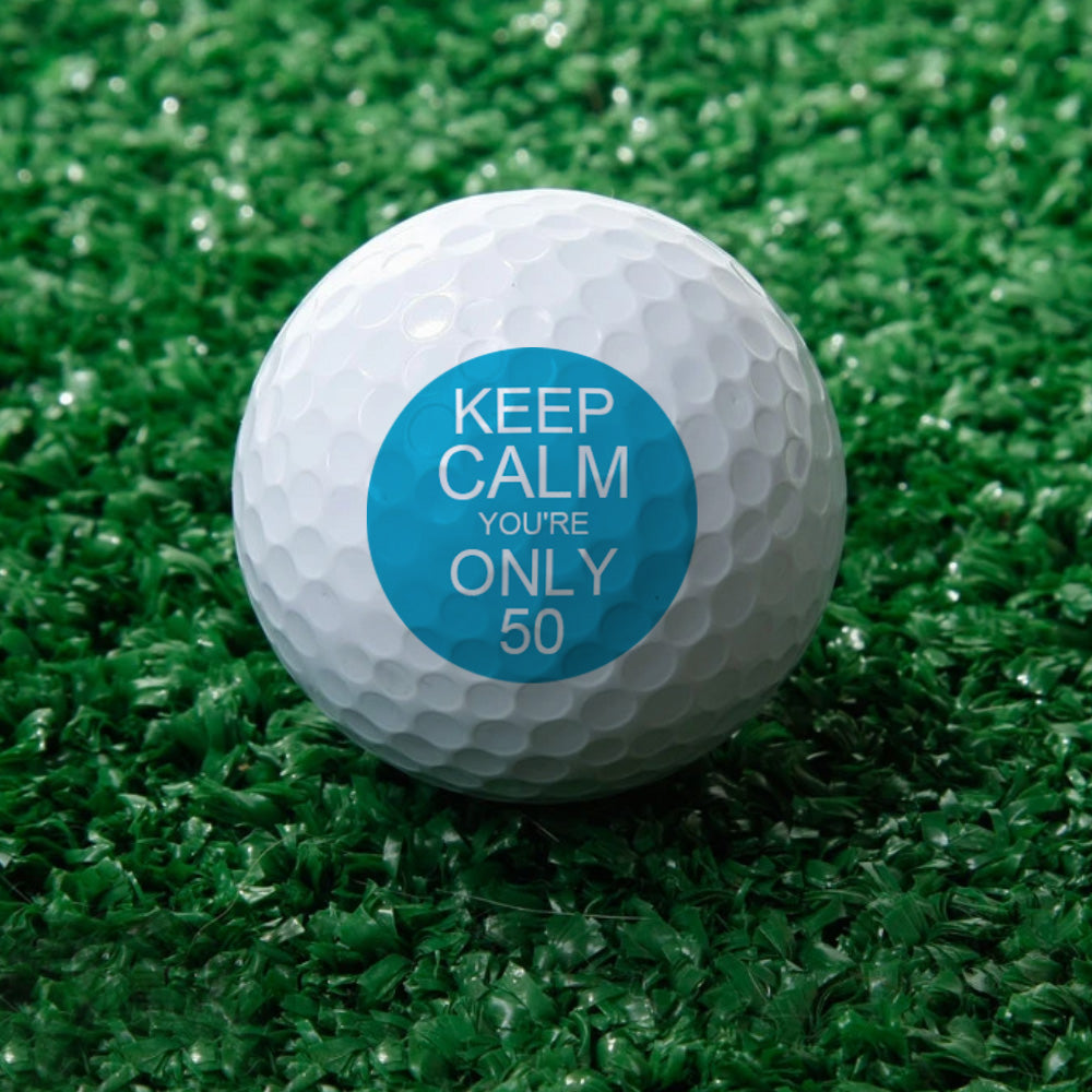 Custom Golf Balls Personalized Your Age Golf Ball Gifts for Birthday