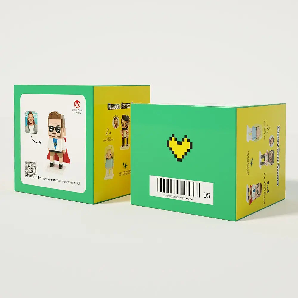 Fully Body Customizable Rottweiler 1 Dog Photo Custom Brick Figures Small Particle Block Brick Me Figures Customized Rottweiler Only