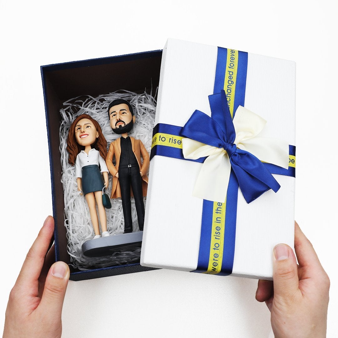 Boss's Day Sale Custom Bobblehead Male and Female Partners